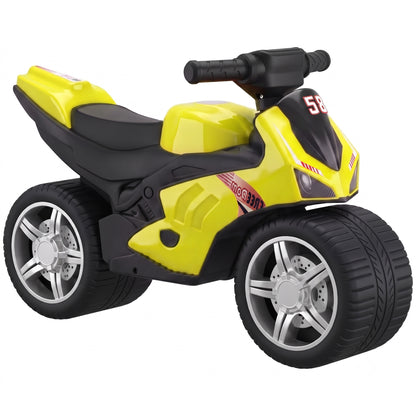 Balance Bike with Music Extra-Wide Wheels Toddler Bike for Boys Girls Green