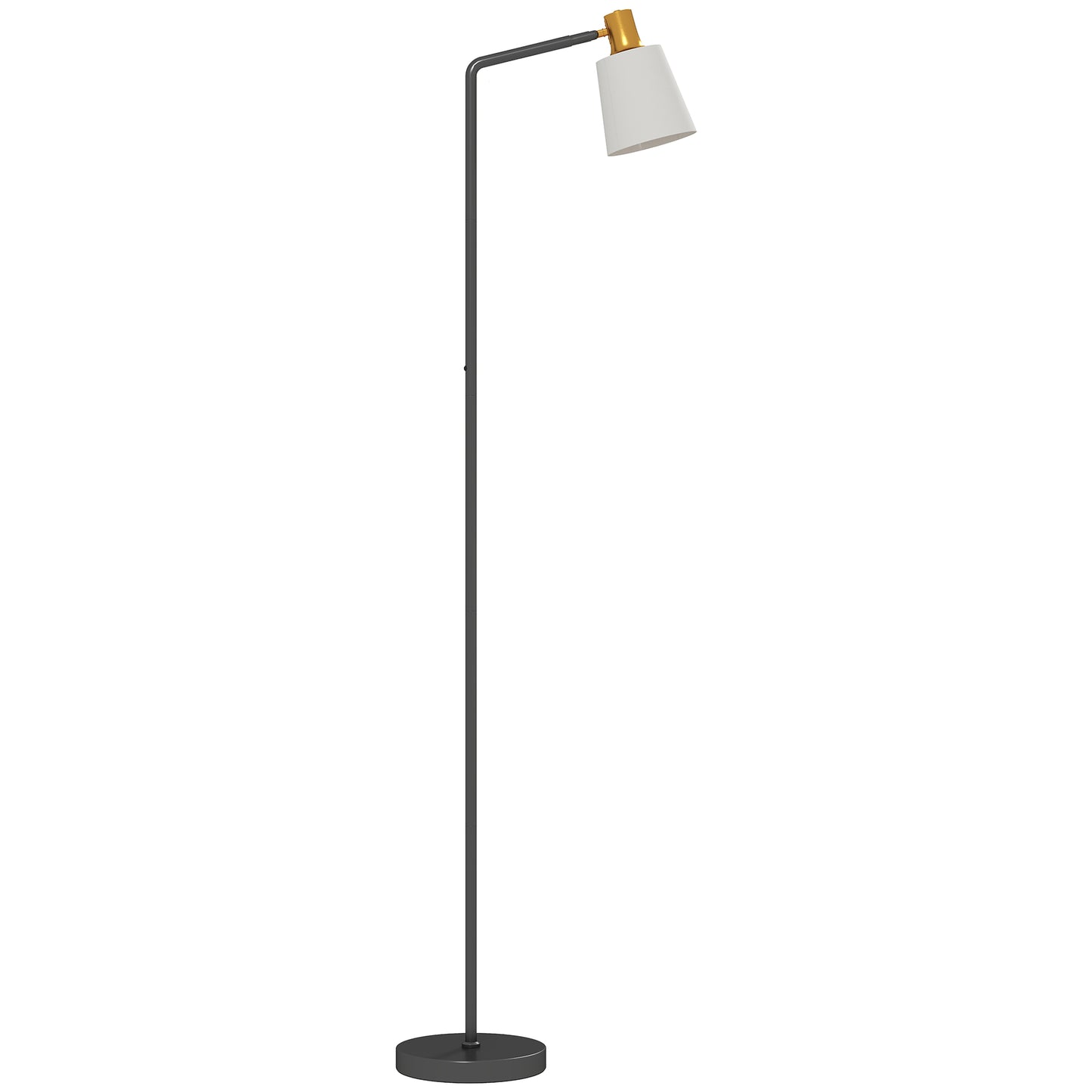 Floor Lamp with 350° Rotatable Head, Modern Standing Lamp with 3000K/4000K/6500K Colour Temperatures for Living Room Office
