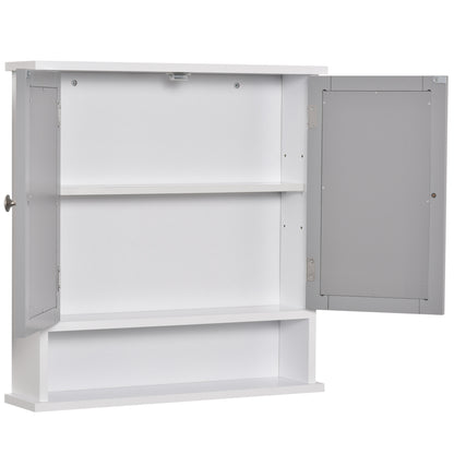 Bathroom Wall Storage Cabinet - Grey
