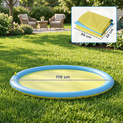 Dog Splash Pad for Garden, Patio, Summer Fun, 170 cm