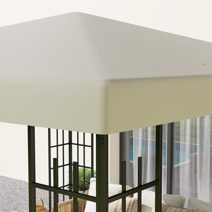 3 x 3(m) Gazebo Frame Replacement - Cream