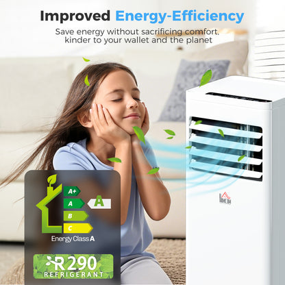 Portable Air Conditioner 5000 BTU, 4-in-1 Cooling, Dehumidifier, Fan, Sleep Mode, Air Conditioning Unit