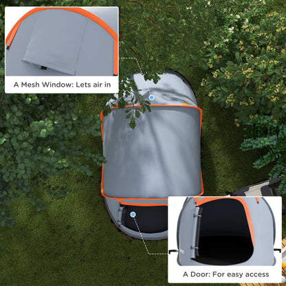 Two-Man Pop-Up Dome Tent, with Accessories - Grey