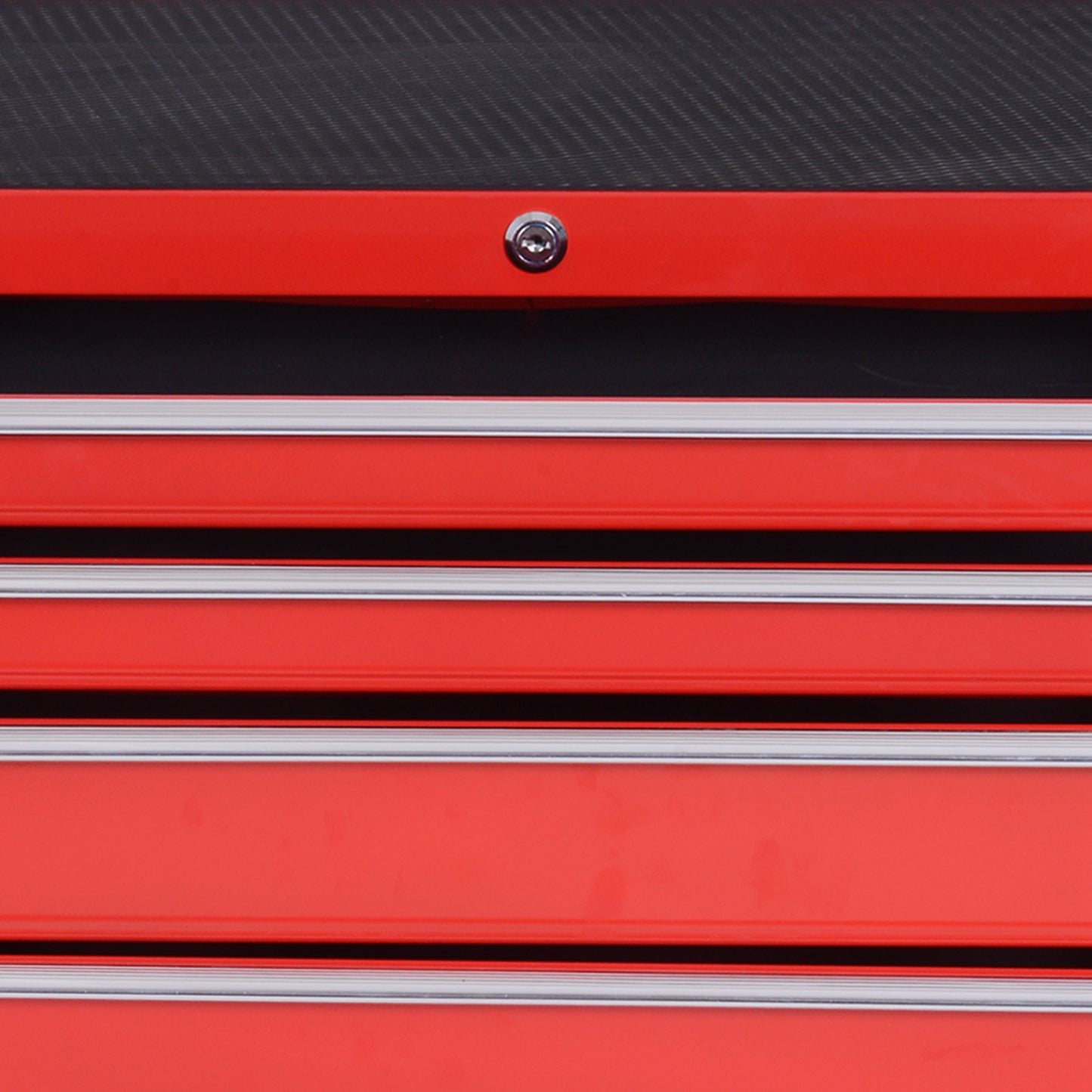 7-Drawer Tool Box on Wheels Tool Cabinet 150 Load with Lockable Swivel Castors, Red