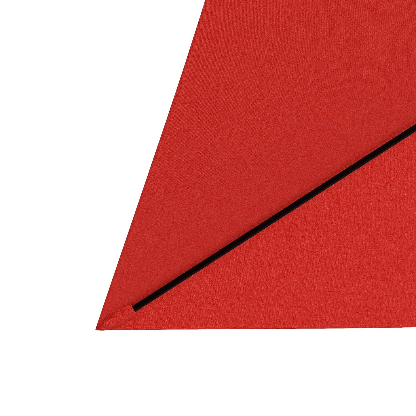 2 x 3 m Rectangular Parasol Umbrella - Red