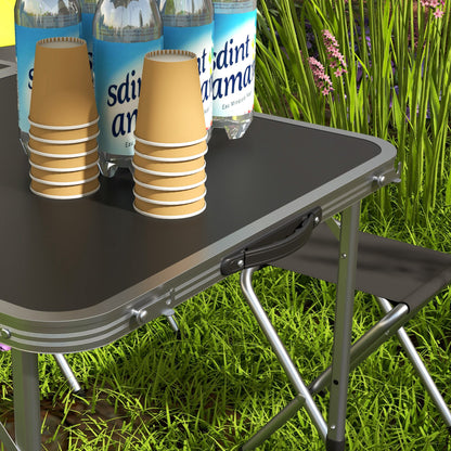 Four-Person Foldable Aluminium Picnic Set