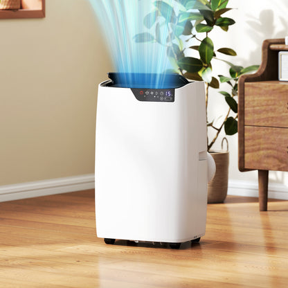 Portable Air Conditioner 12000 BTU, 4-in-1 AC Unit with Cool, Dehumidifier, Fan, Sleep Mode, WiFi Voice Remote Control