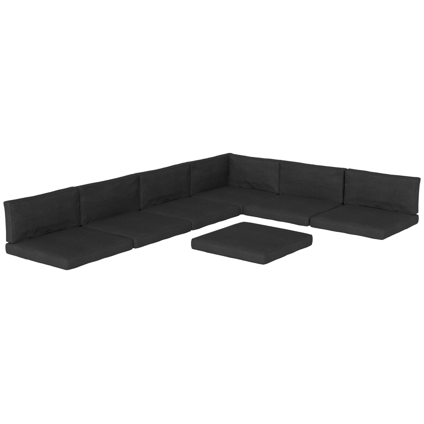 14-piece Dining Set Cushions - Black