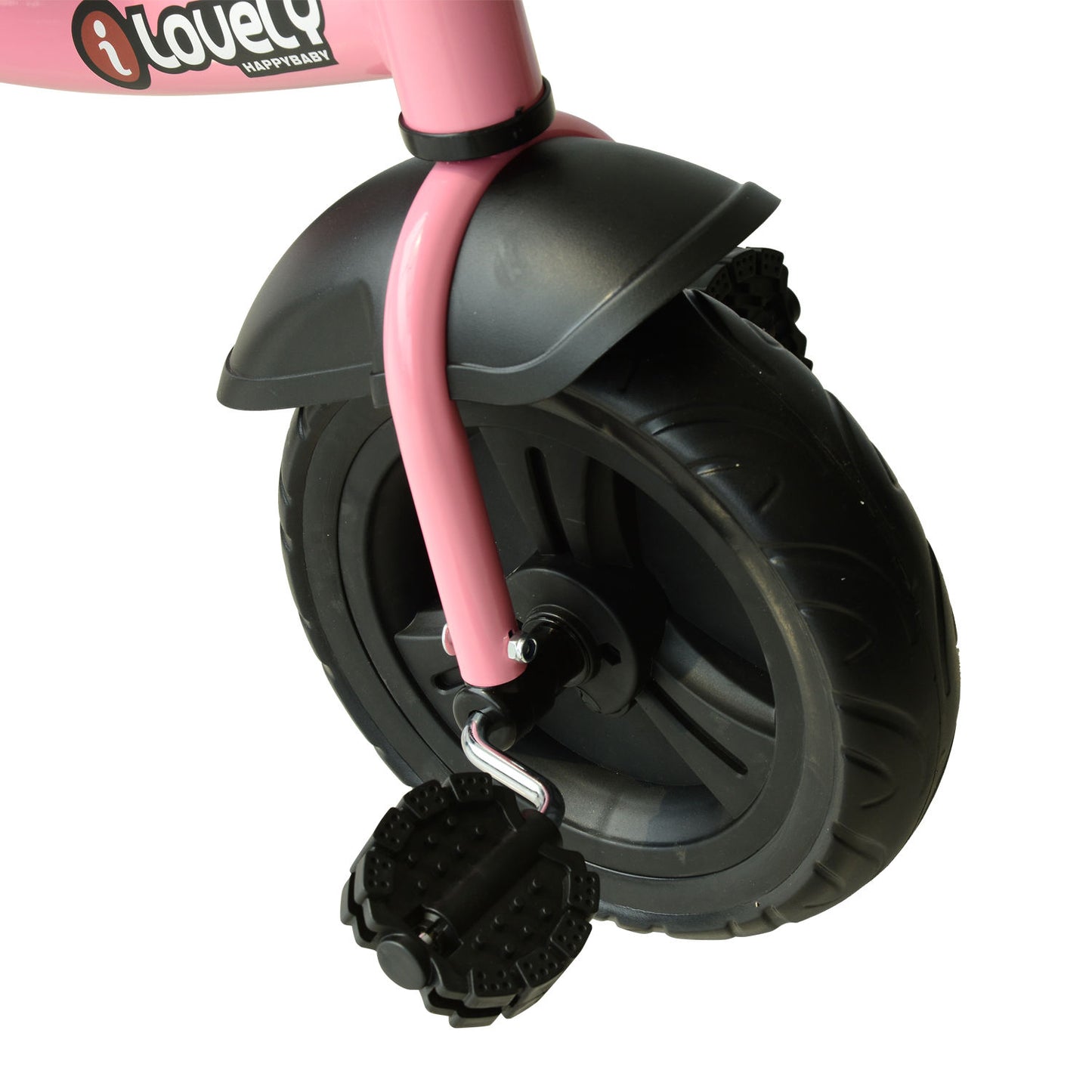 Baby Trike, Toddler Tricycle with Adjustable Seat, Children Ride on Toys 3 Wheels Bike with Bell for Kids 1.5-4 Years, Pink