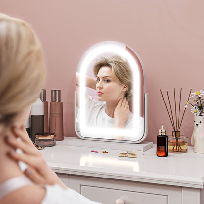 33 x 44.5cm LED Vanity Mirror - White