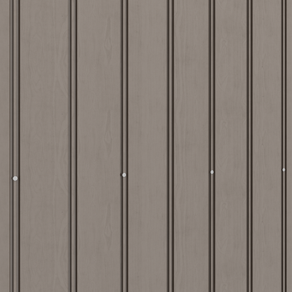 9 x 6ft Steel Garden Shed, Outdoor Storage Tool House with Vents, Foundation and Lockable Double Doors, Brown