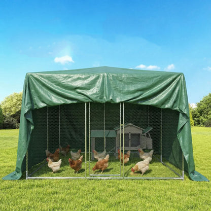 4 x 6m Waterproof Tarpaulin, 90GSM Tear-Resistant PE Tarp with Reinforced Grommets, UV Protected Cover