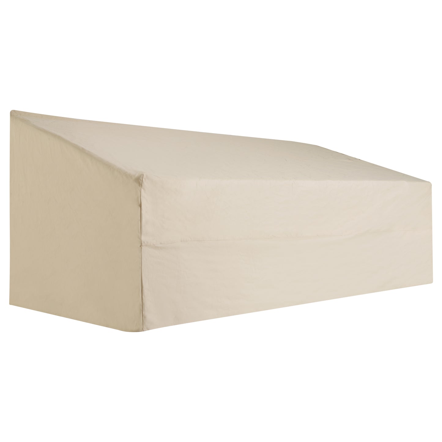 600D Oxford Cloth Garden Furniture Cover Waterproof, 3 Seater Sofa Protector for Patio, Outdoor, Beige, 218 x 111 x 63-101 cm