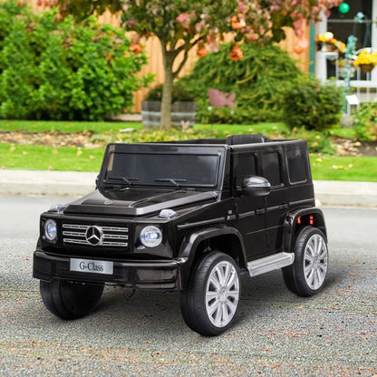 G-Wagon - 12V Kids Electric Ride On Car Toy w/ Remote Control - Black