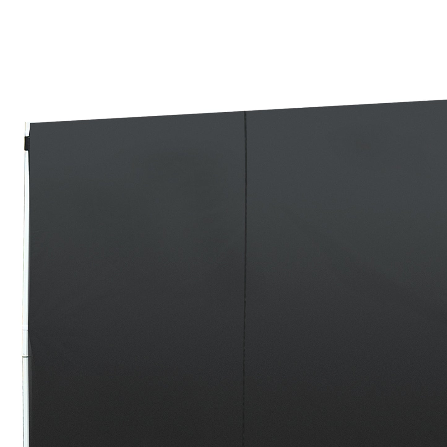 2.95 Meters Gazebo Replaceable Exchangeable Side Panel Wall Panels Walls With Window, Black