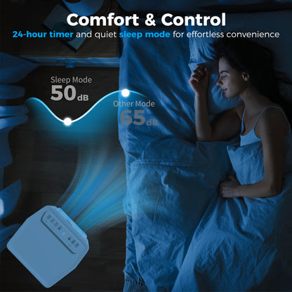 5000 BTU Portable Air Conditioner, 4-in-1 Air Conditioning Unit, Dehumidifier, Cooling, Fan, Sleep Mode, with Remote Control