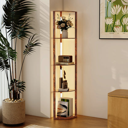 4-Tier Corner Floor Lamp