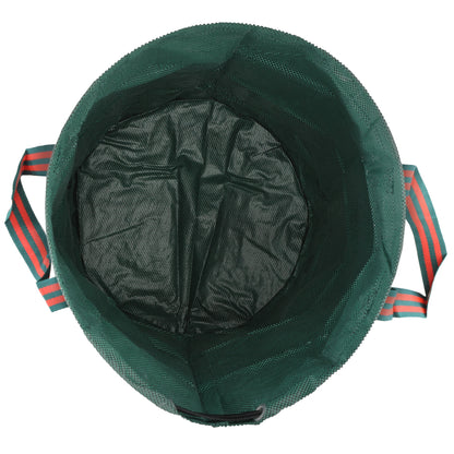 Garden Waste Bags, 272L x 3 Heavy Duty Garden Bags, Foldable and Reusable Waste Sacks with Handles for Loading Leaf, Trash