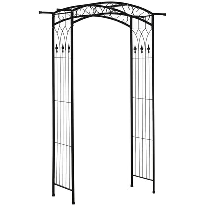 211cm Height Metal Garden Arch Arbor for Wedding Decor for Climbing Plants and Outdoor Decoration