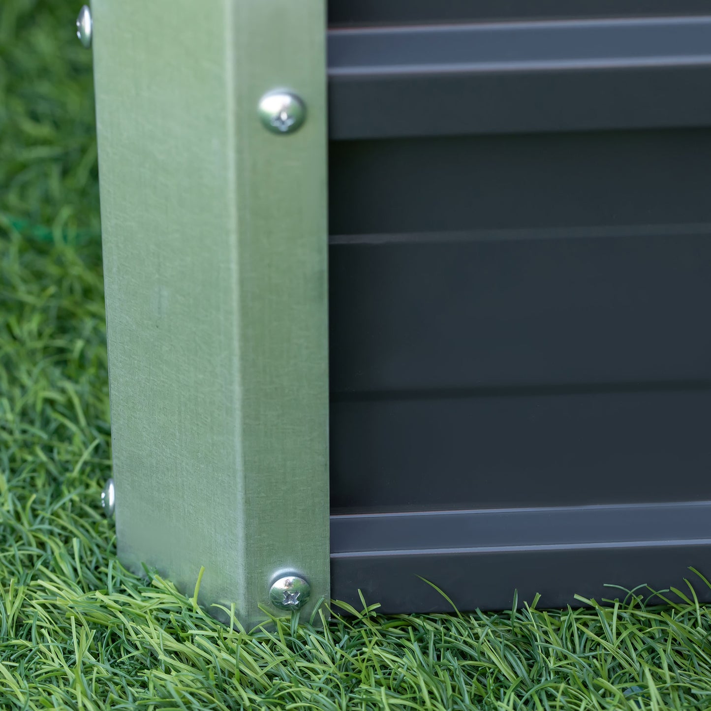 108L Raised Garden Bed, Galvanized Steel Elevated Planter Box w/ Installation Gloves for Backyard, Patio to Grow Vegetables