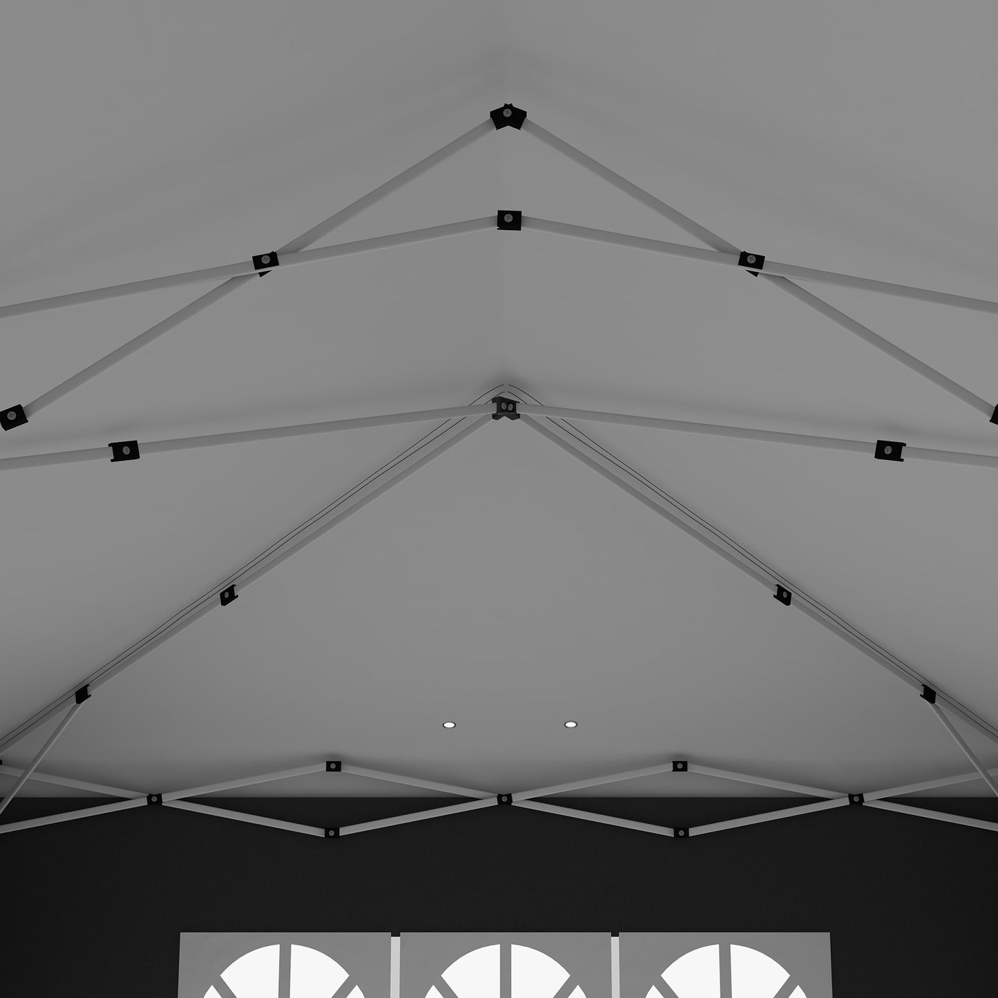 3 x 6 m Pop Up Gazebo with Sides and Windows, Height Adjustable Wedding Camping Party Tent Canopy Marquee with Storage Bag fo