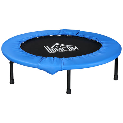 40" Mini Fitness Trampoline Home Gym Yoga Exercise Rebounder Indoor Outdoor Jumper with Safety Pad, Support Up to 150 KG