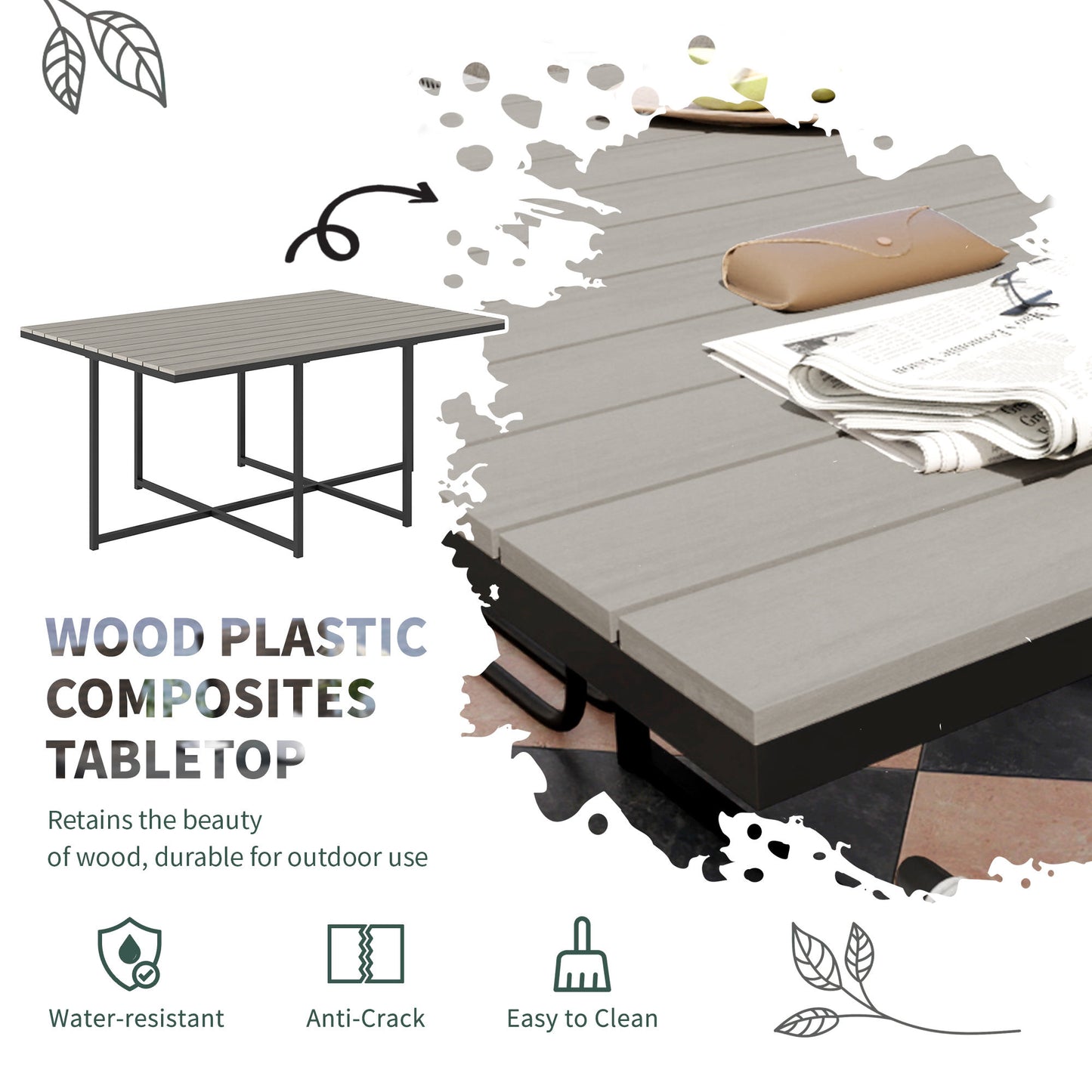 10 Seater Rattan Cube Garden Furniture Set, Rattan Dining Set with Cushions