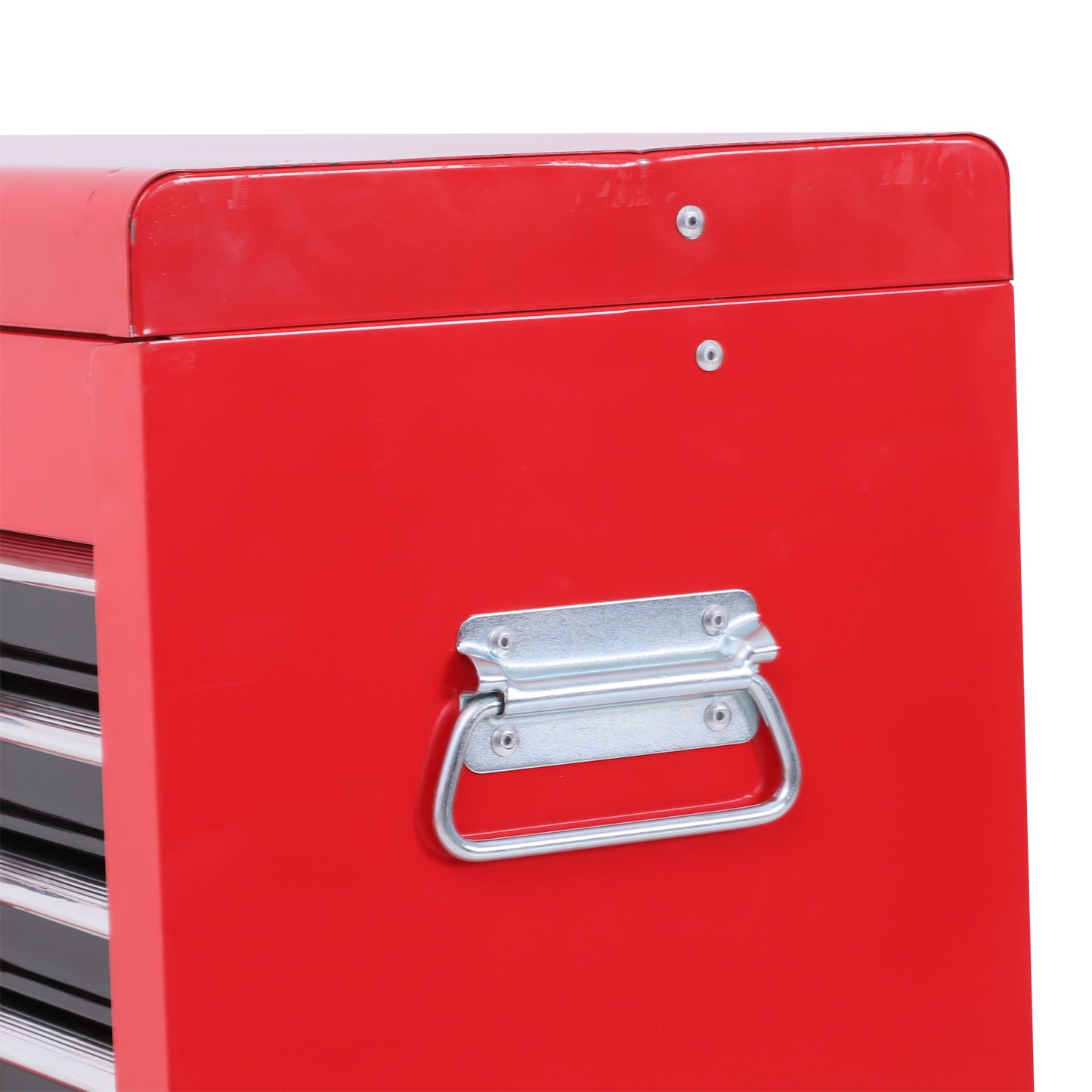 Tool Chest, Metal Tool Cabinet on Wheels with 6 Drawers, Pegboard, Top Chest and Roller Cabinet Combo, 61.6 x 33 x 108cm