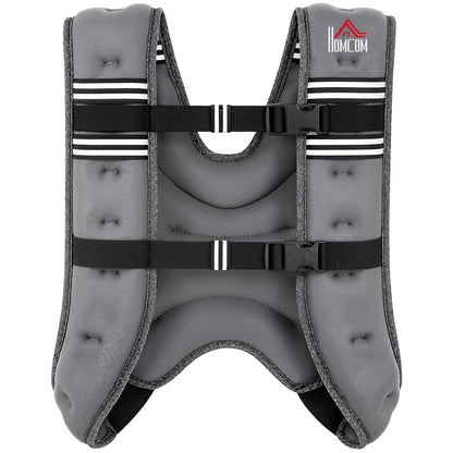 5KG Weighted Vest, Running Weight Vest with Adjustable Strap, Convenient Pocket and Reflective Strips for Men and Women
