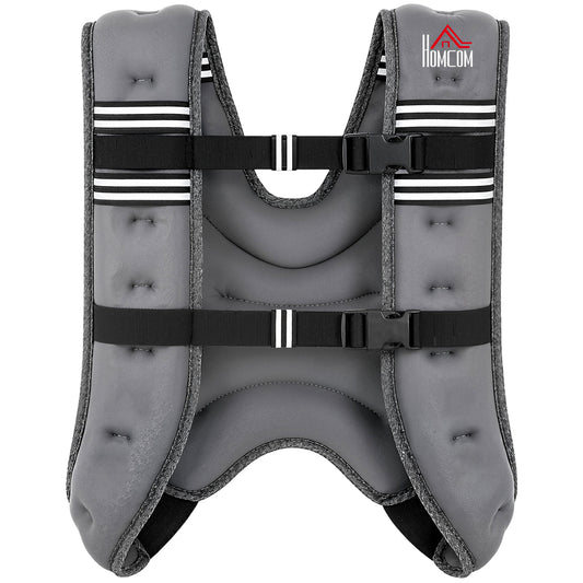 5KG Weighted Vest, Running Weight Vest with Adjustable Strap, Convenient Pocket and Reflective Strips for Men and Women