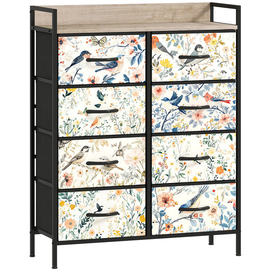 8-Drawer Chest of Drawers - White