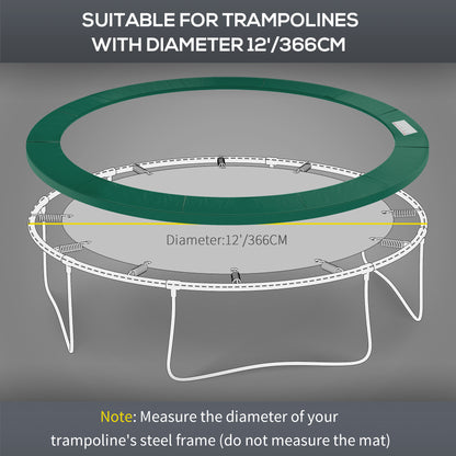 Trampoline Safety Pad, 8 ft-Green