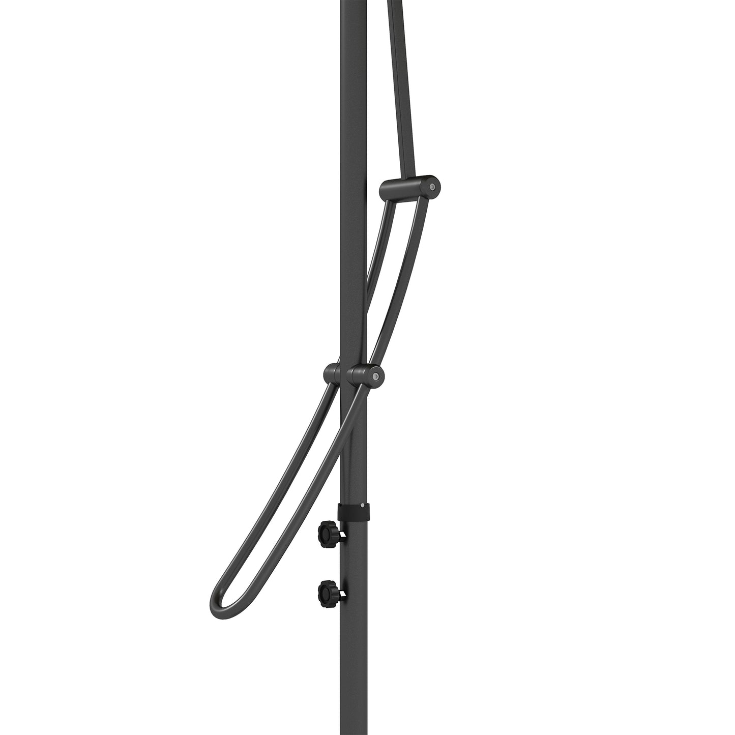 3(m) Solar LED Cantilever Parasol - Dark Grey