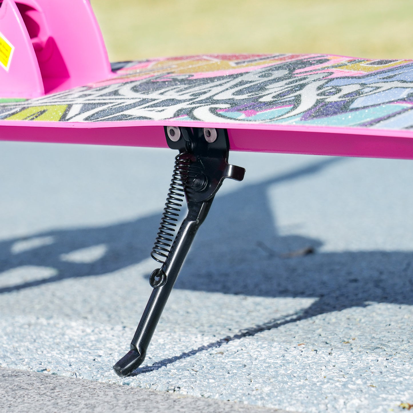 Foldable Kids Scooter with Adjustable Handlebar, 200mm Big Wheel, Rear Fender Brake, for Ages 6-12 Years, Pink