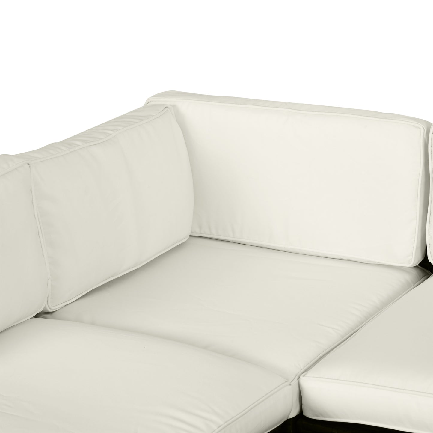 Replacement Cushion Covers for Garden Sofa Set, Garden Rattan Sofa Cushion Polyester Cover Replacement Outdoor