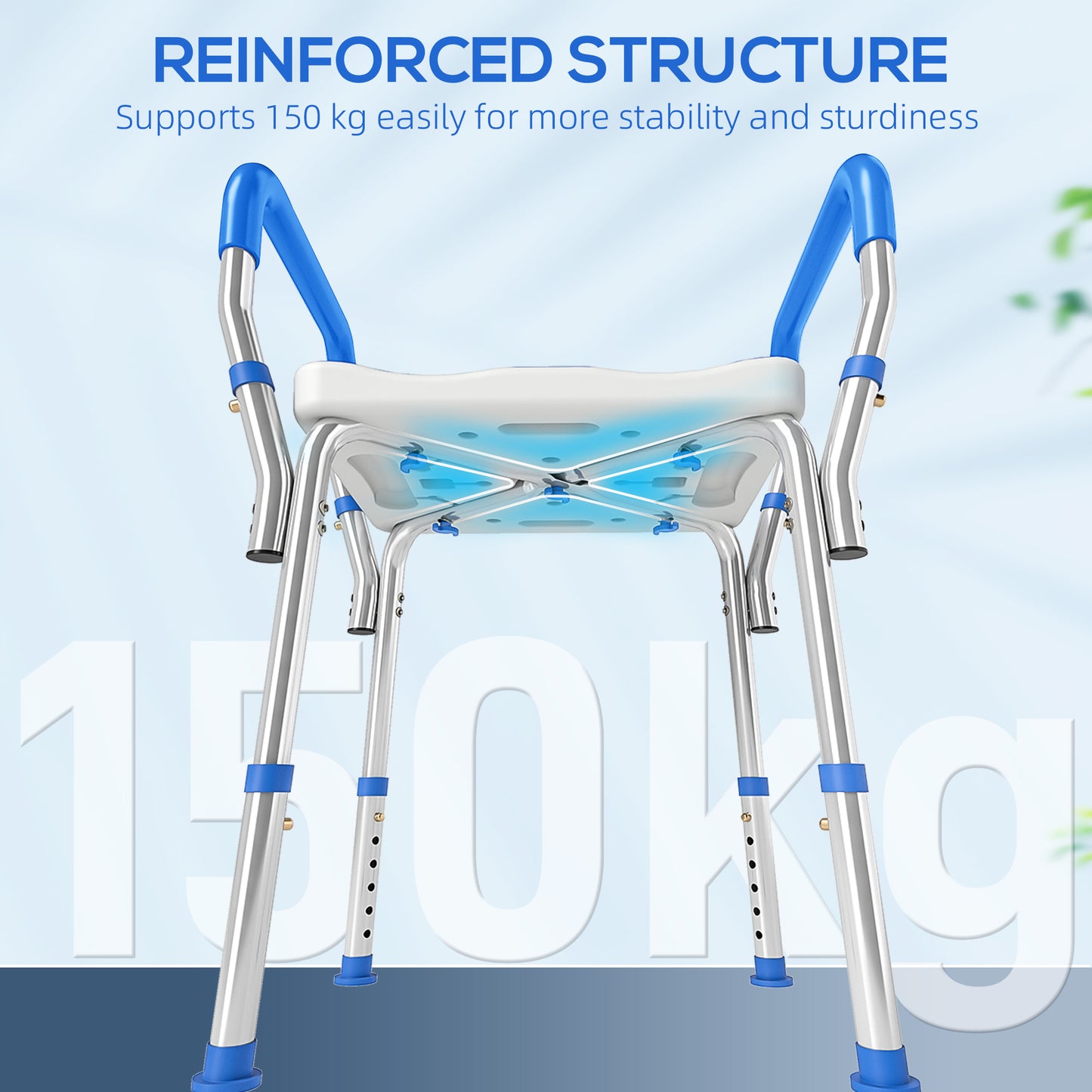 57-69cm Aluminium Frame Bath Seat