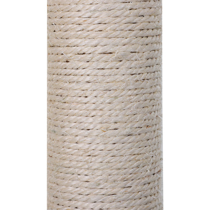 Cat Scratch Post with Bed Cat Tree for Indoor Cats Sisal Scratching Posts Hammock Kitty Activity Centre Grey