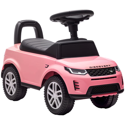 Land Rover Licensed Toddler Ride on Car with Horn, Engine Sounds, Under-Seat Storage, for 18-36 Months, Pink