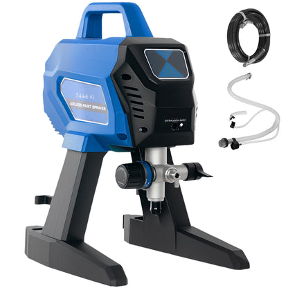 Airless Paint Sprayer, Thinning-Free Electric Paint Spray Gun for Walls, Fences & DIY Projects, Dark Blue