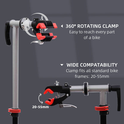 Bike Repair Stand Workstation, Bicycle Maintenance Workstand, Height Adjustable