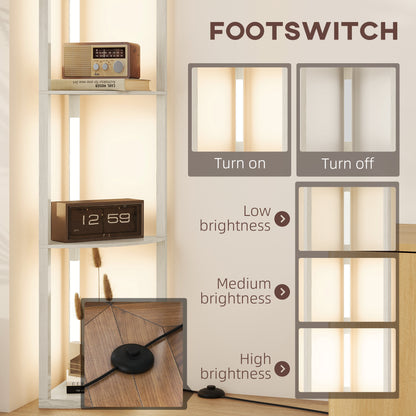4-Tier Corner Floor Lamp