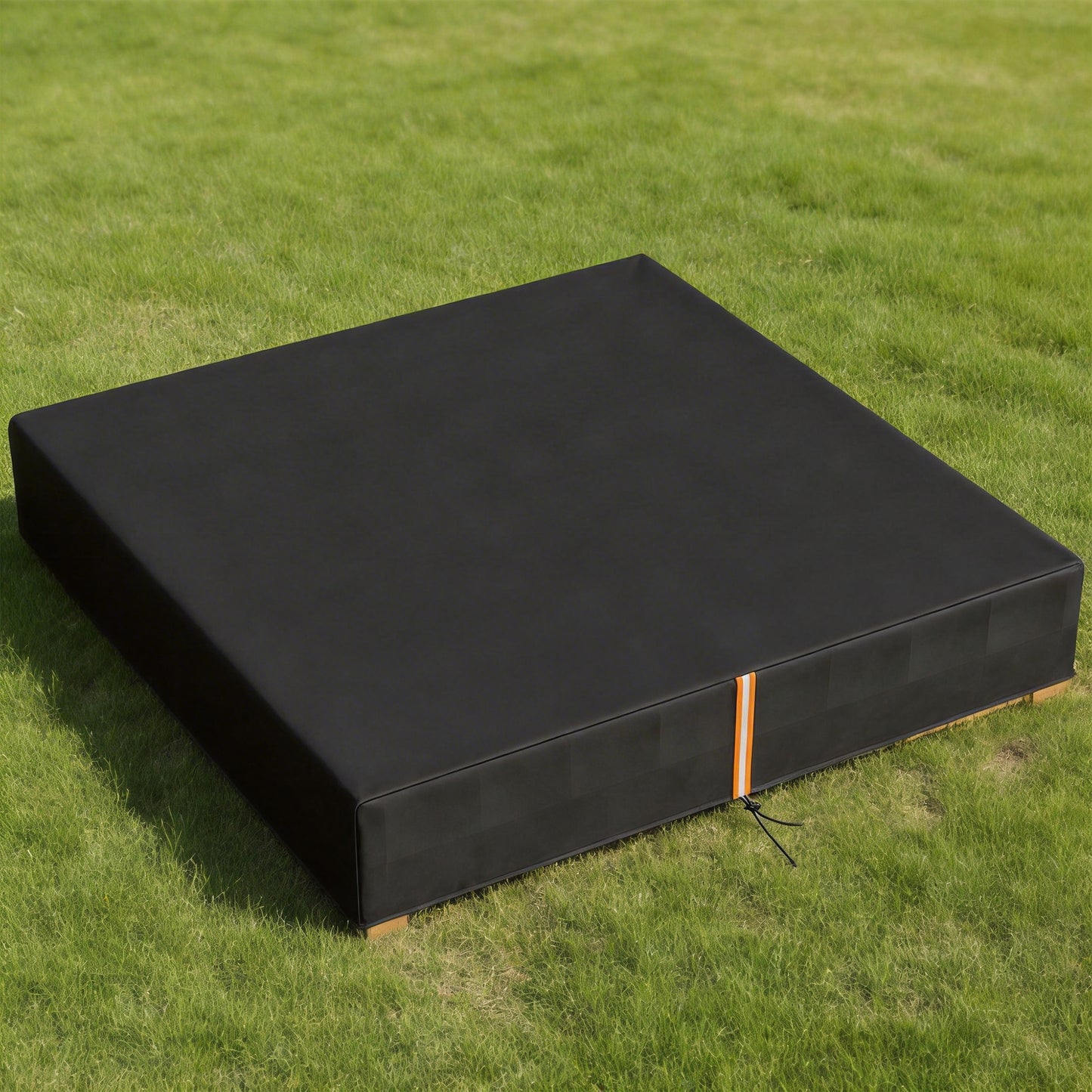 Sandbox Cover, Square Sandpit Cover Waterproof Dustproof UV Protection, Sandbox Canopy with Drawstring and Elastic Band