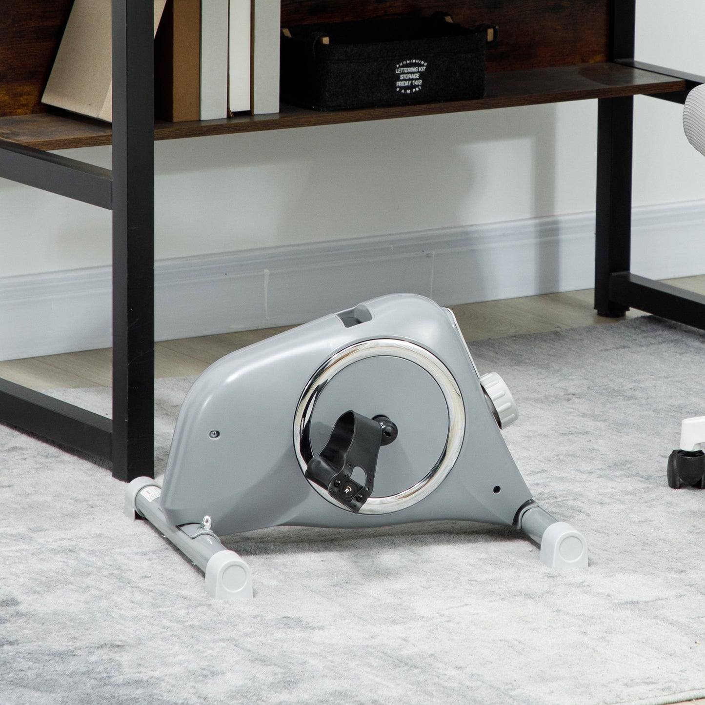 Pedal Exerciser with Eight Level Magnetic Resistance, with Eight-Level Magnetic Resistance, Grey