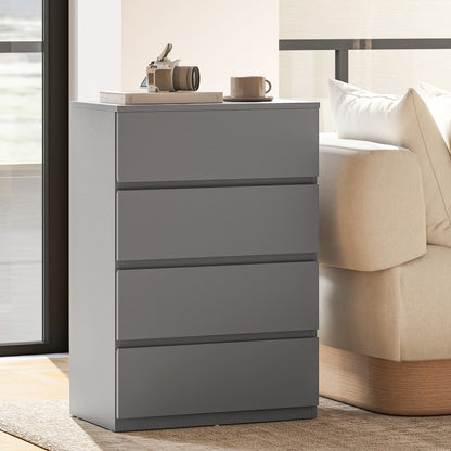 Chest of Drawers, 4-Drawer Storage Cabinets, Modern Dresser, Storage Drawer Unit for Bedroom