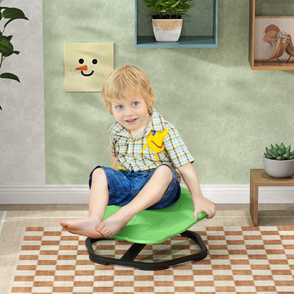 Elephant-Shaped Spinning Chair for Autism, 3-6 Years, Green