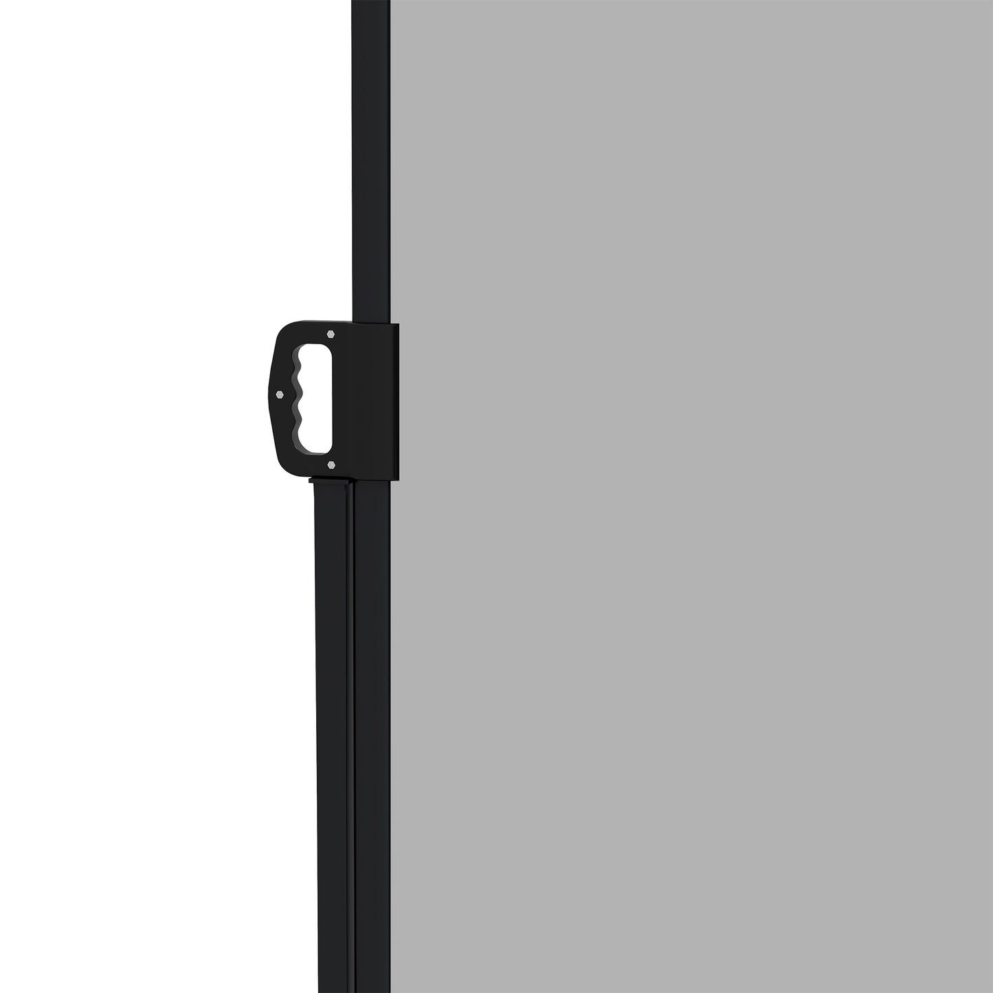 Retractable Side Awning, Outdoor Privacy Screen for Garden, Hot Tub, Balcony, Terrace, Pool, 400 x 180cm, Light Grey