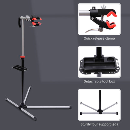 Bike Repair Stand Workstation, Bicycle Maintenance Workstand, Height Adjustable