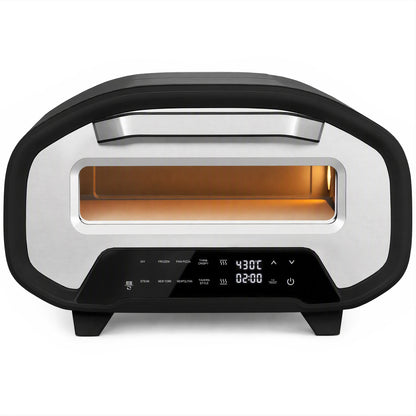 Electric Pizza Oven, 12 Inch Pizza Maker with 8 Preset Modes and Ceramic Stone, 2200W
