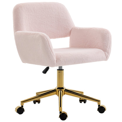 Faux Fur Rabbit Chair - Light Pink