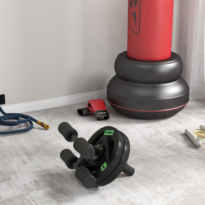 Two 5kg Olympic Weight Plates, Tri-Grip Rubber-Coated Barbell Weights, with 5cm Holes, for Home, Gym, Office
